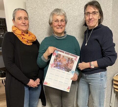 Der Vorstand: Julia Keller (Kassiererin), Irene Niethammer (1. Vorsitzende), Annette Krieck (2. Vorsitzende)